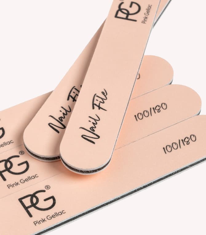 Nail File 100/180 Straight 5 Pcs