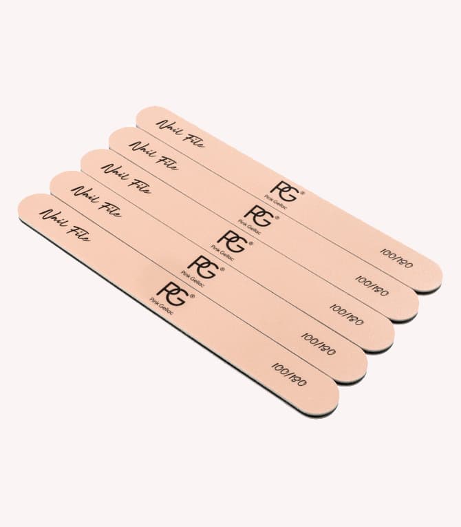 Nail File 100/180 Straight 5 Pcs