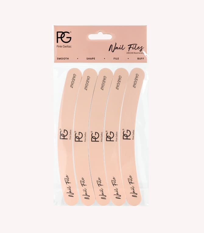 Nail File 240/240 Boomerang 5 Pcs