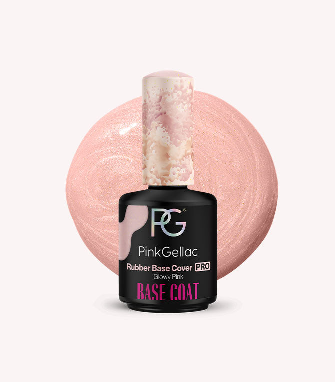 Rubber Base Cover Glowy Pink
