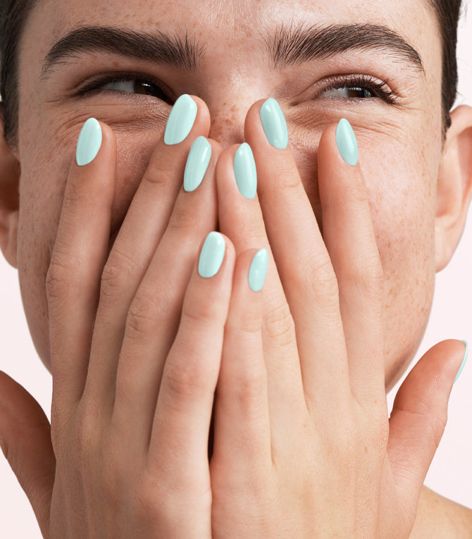 Rubber Base Cover Bubbly Blue