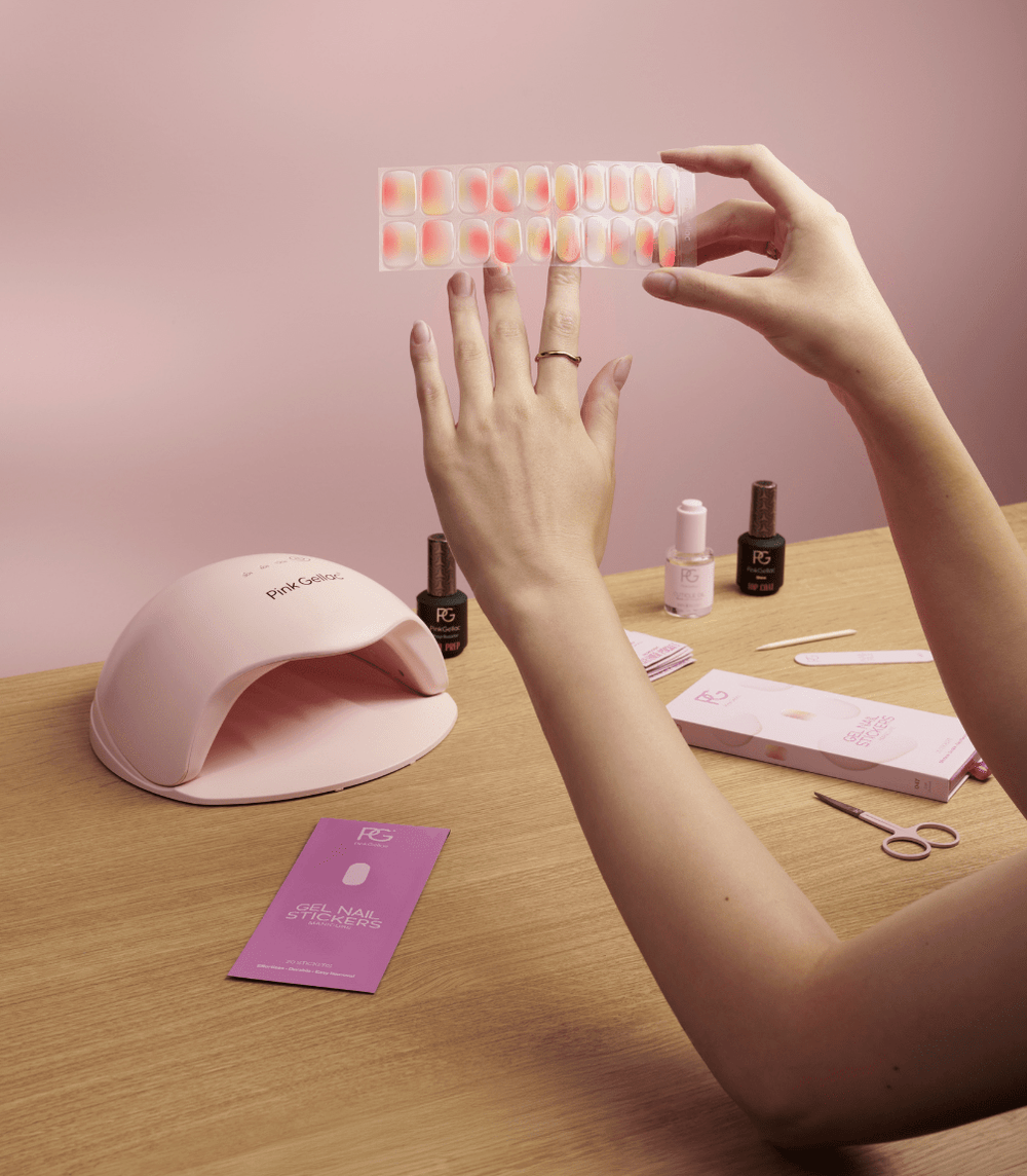 Gel Nail Stickers 0004 Muted Rose