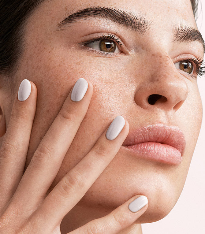 Gel Nail Stickers 0001 Whispering White