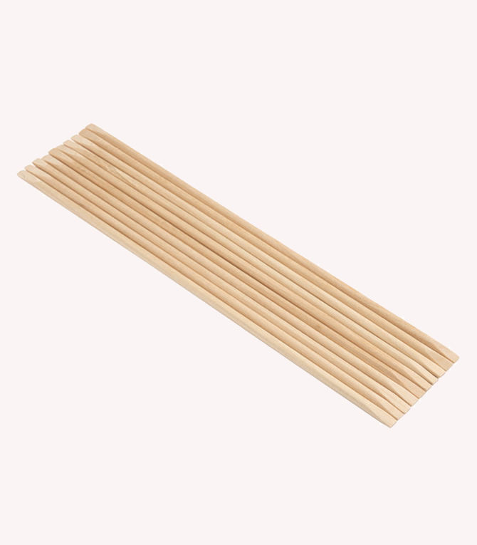 Orange Woodsticks10 Pcs