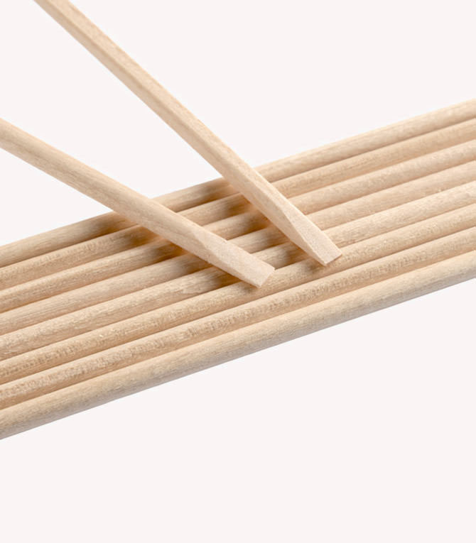 Orange Woodsticks10 Pcs