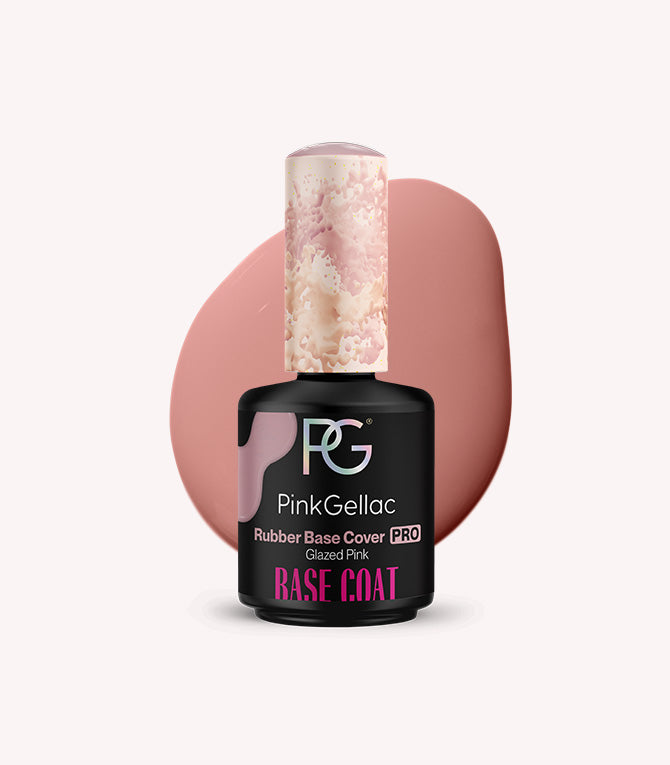 Rubber Base Cover Glazed Pink